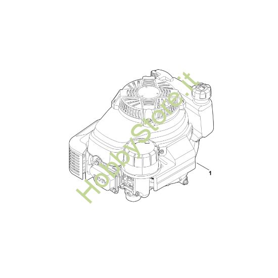 Picture of A - Motore completo FJ180V-AM93